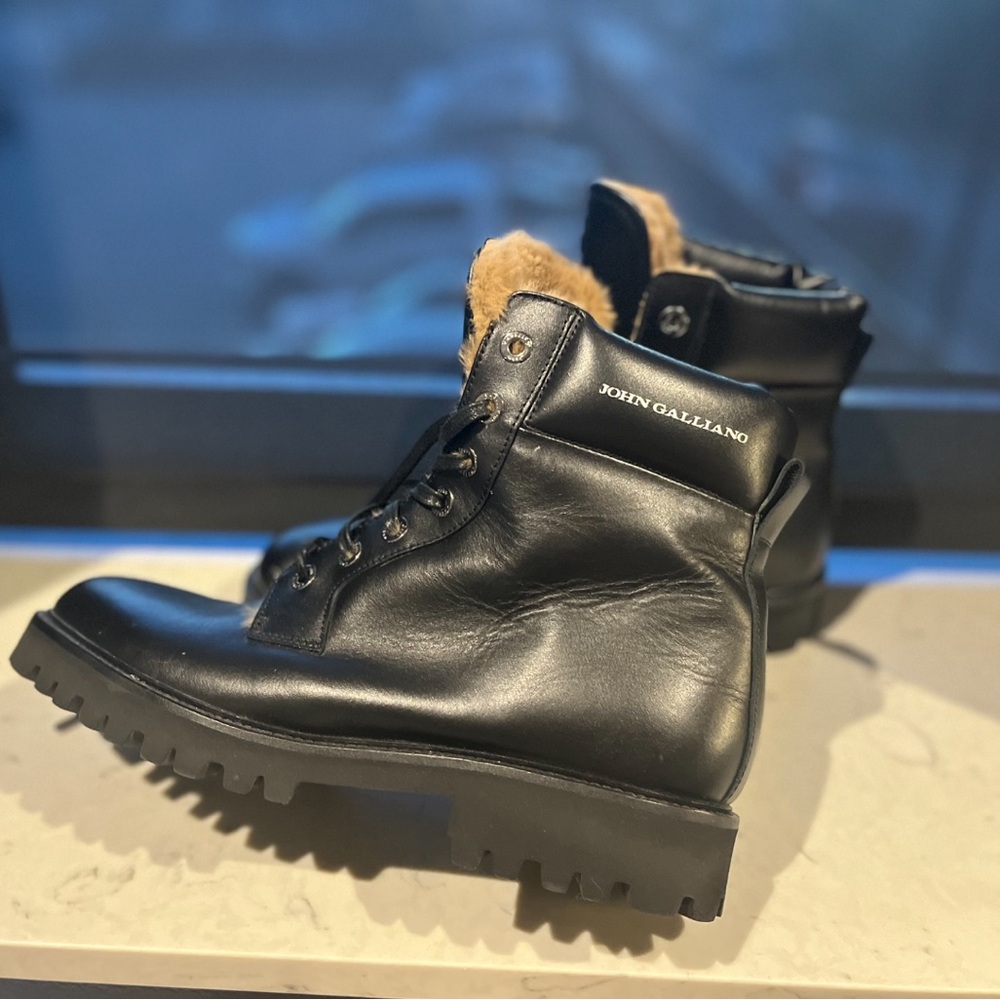John Galliano designer boots